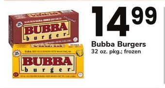 ACME Bubba burgers offer