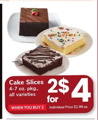 ACME Cake slices offer