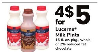 ACME Lucerne® milk pints offer