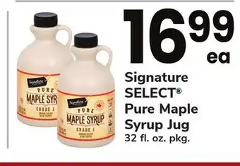 ACME Signature select® pure maple syrup jug offer