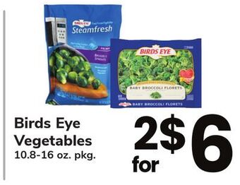 ACME Birds eye vegetables offer