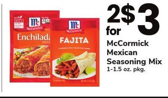 ACME Mccormick mexican seasoning mix offer