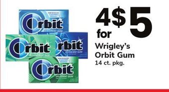ACME Wrigley's orbit gum offer