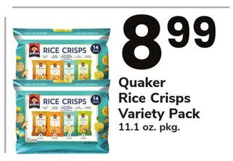 ACME Quaker rice crisps variety pack offer