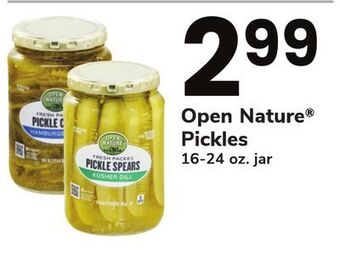 ACME Open nature® pickles offer