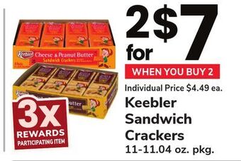 ACME Keebler sandwich crackers offer