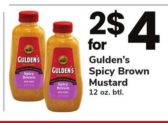 ACME Gulden's spicy brown mustard offer