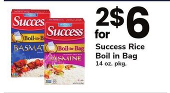 ACME Success rice boil in bag offer