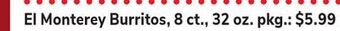 ACME El monterey burritos offer