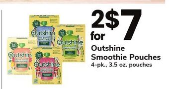 ACME Outshine smoothie pouches offer