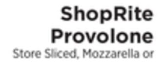 ShopRite Provolone offer