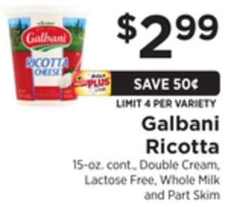 ShopRite Ricotta offer