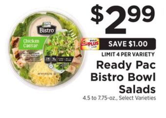 ShopRite Bistro bowl salads offer