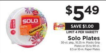 ShopRite Plates offer