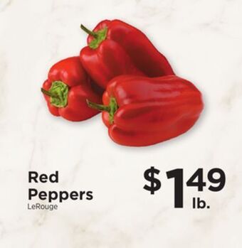 ShopRite Red peppers offer