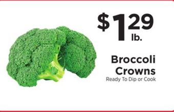 ShopRite Broccoli crowns offer