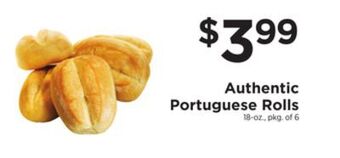 ShopRite Authentic portuguese rolls offer