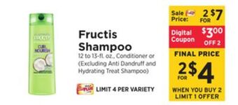 ShopRite Shampoo offer