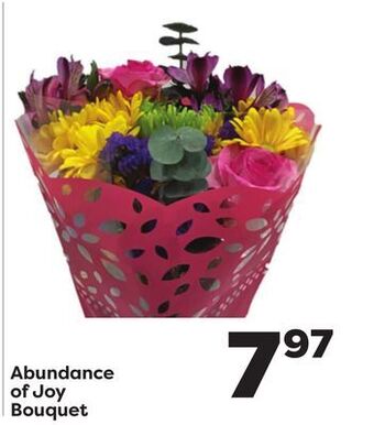 Weis Markets Abundance of joy bouquet offer