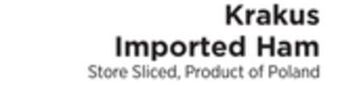 ShopRite Imported ham offer