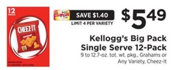 ShopRite Big pack single serve 12-pack offer