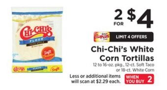 ShopRite White corn tortillas offer