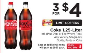 ShopRite 1.25-liter offer