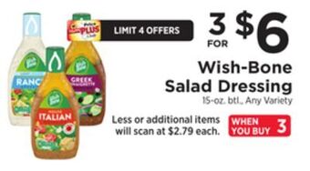 ShopRite Salad dressing offer