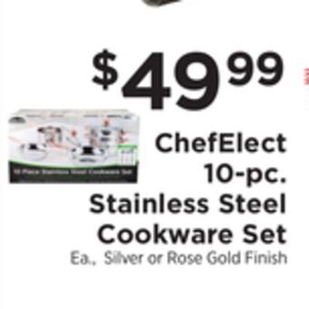 ShopRite 10-pc. stainless steel cookware set offer