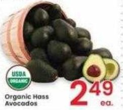 Albertsons Organic Hass Avocados offer