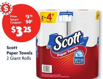 Family Dollar Scott paper towels offer