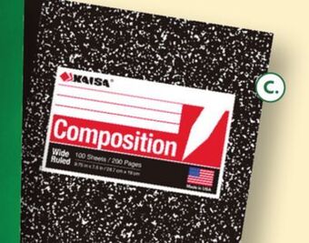 Family Dollar Composition book offer