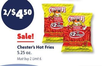 Family Dollar Chester's hot fries offer