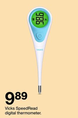 Target Vicks speedread digital thermometer offer