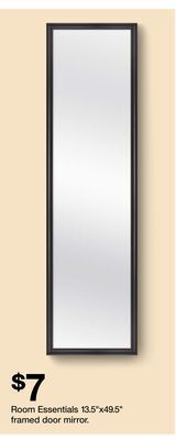 Target Room essentials 13.5x49.5 framed door mirror. offer