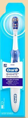 Target Oral b 3d white battery-powered toothbrush offer
