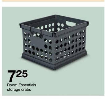 Target Room essentials storage crate offer