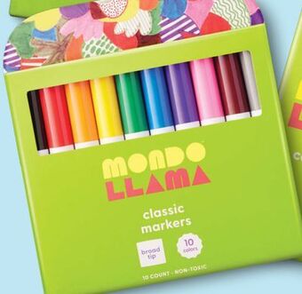 Target Mondo llama 10-ct. markers offer