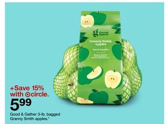 Target Good & gather 3-lb. bagged granny smith apples* offer