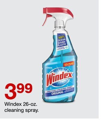 Target Windex 26-oz. cleaning spray offer