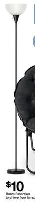 Target Room essentials torchiere floor lamp offer