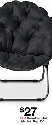 Target Room essentials dish chair offer
