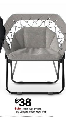 Target Room essentials hex bungee chair offer