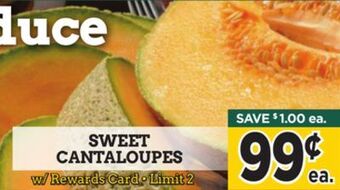 Dearborn Market Sweet cantaloupes offer