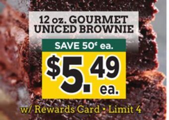 Dearborn Market Gourmet uniced brownie offer