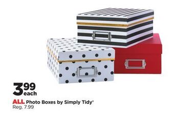 Michaels All photo boxes by simply tidy® offer