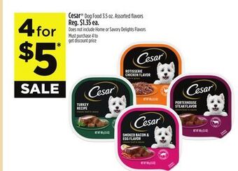 Dollar General Cesar® dog food3 offer