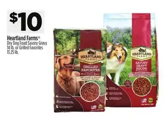 Dollar General Heartland farms® dry dog food savory gravy offer