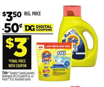 Dollar General Tide® offer