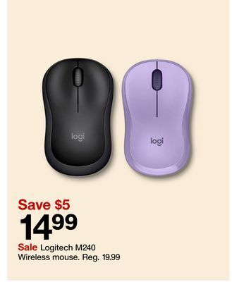 Target Logitech m240 wireless mouse offer